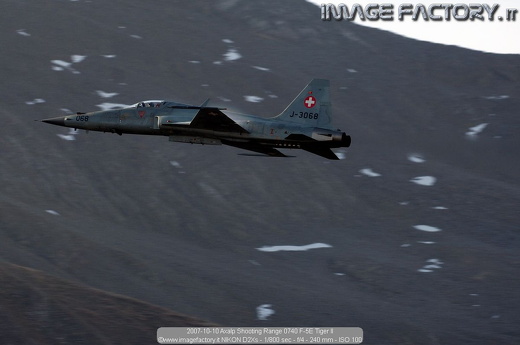 2007-10-10 Axalp Shooting Range 0740 F-5E Tiger II